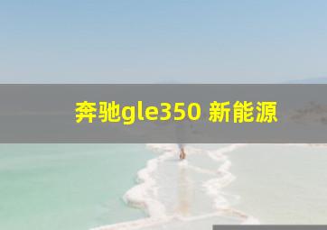 奔驰gle350 新能源